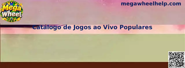 Catálogo de Jogos ao Vivo Populares