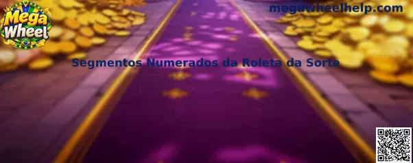 Segmentos Numerados da Roleta da Sorte